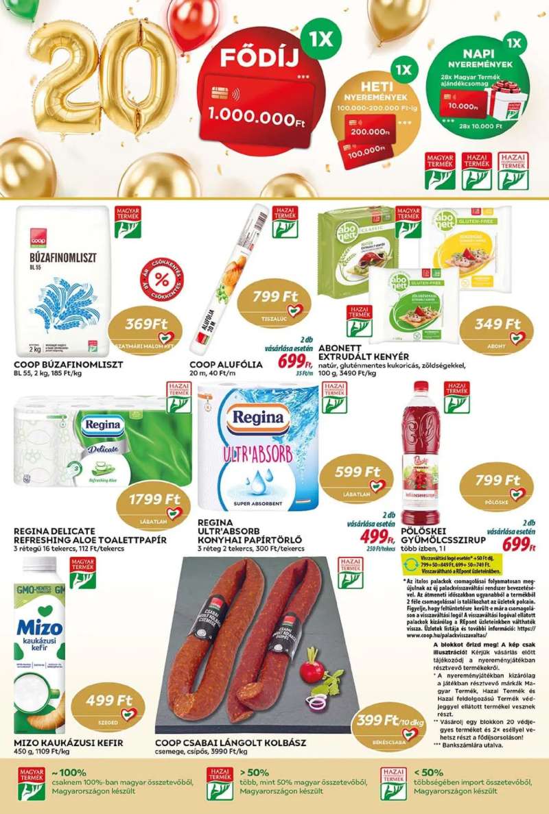 COOP COOP - Szuper Plusz / Tisza 9 oldal