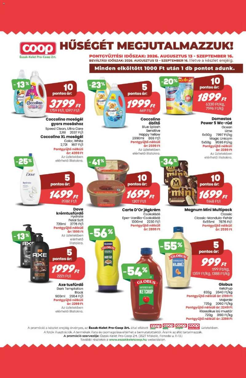 COOP COOP - Újság Észak Kelet Pro-Coop Zrt 8 oldal
