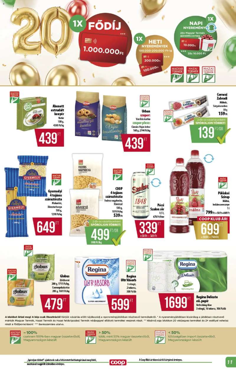 COOP COOP - Abc & szuper / Alföld Pro-Coop Zrt. 11 oldal