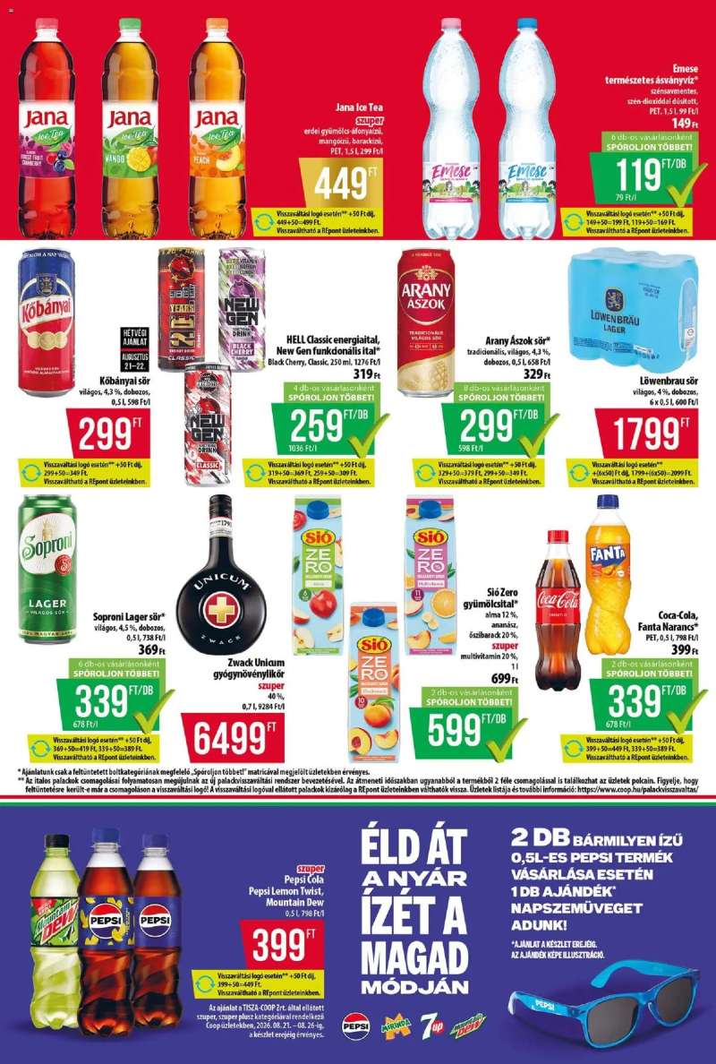 COOP COOP - Abc & Szuper / Tisza 6 oldal