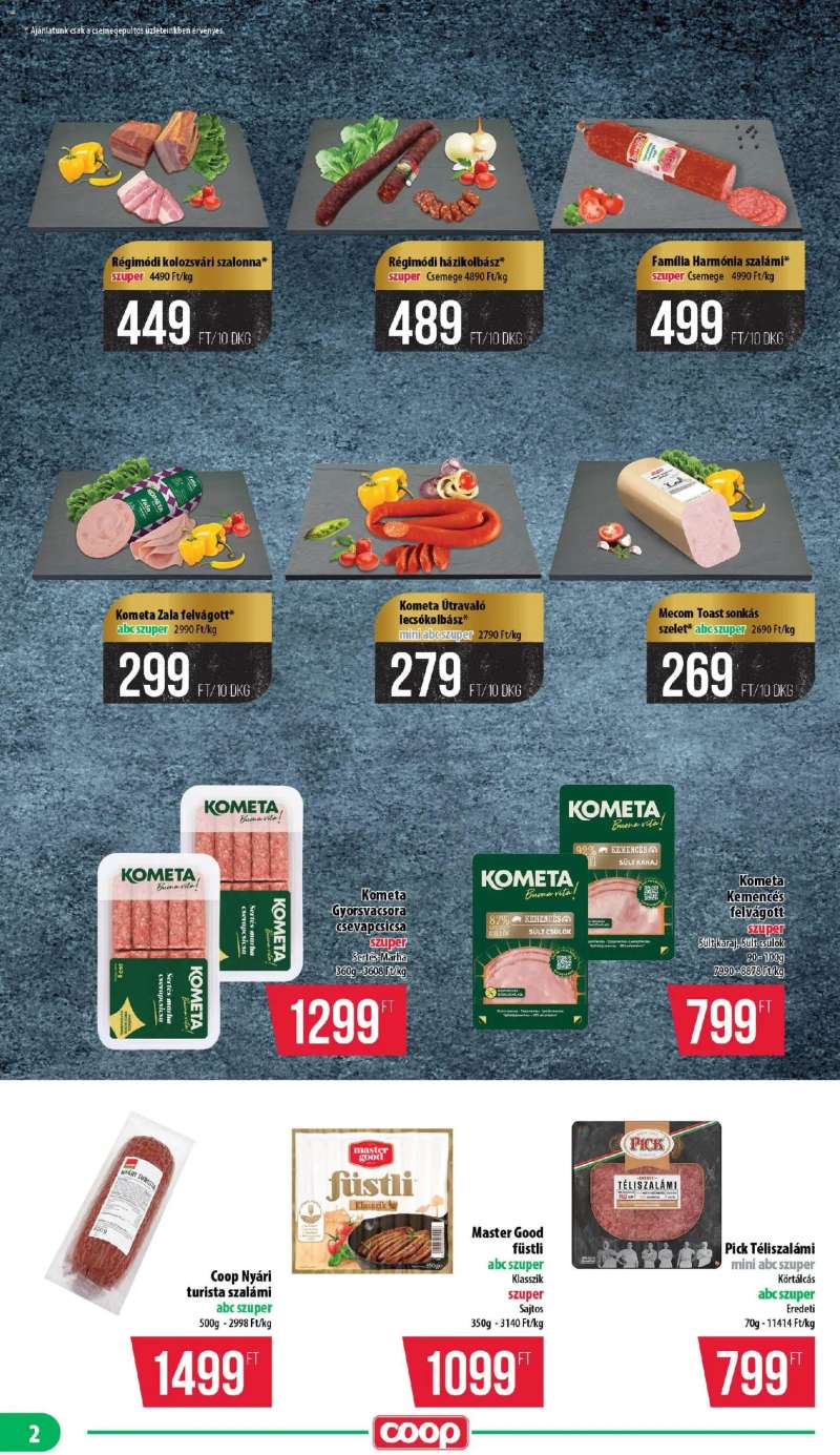 COOP COOP - Mini & Abc & Szuper / Nyírzem 2 oldal