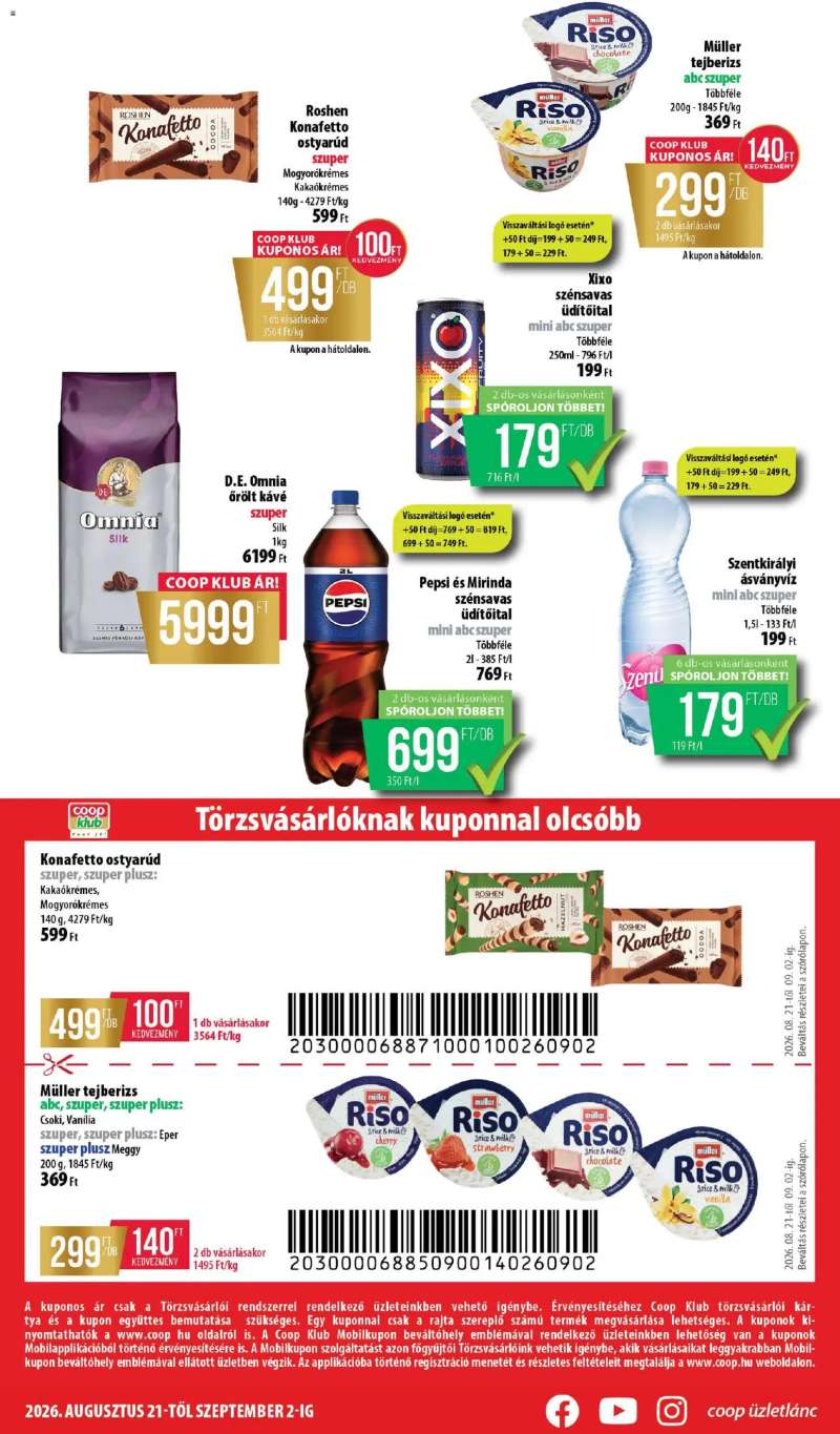 COOP COOP - Mini & Abc & Szuper / Nyírzem 8 oldal