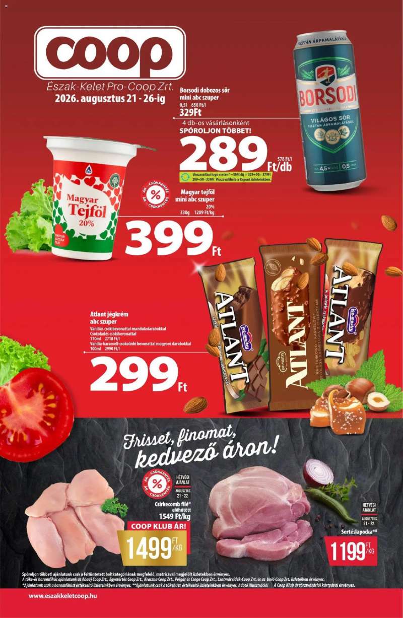 COOP COOP - Újság Észak Kelet Pro-Coop Zrt 1 oldal