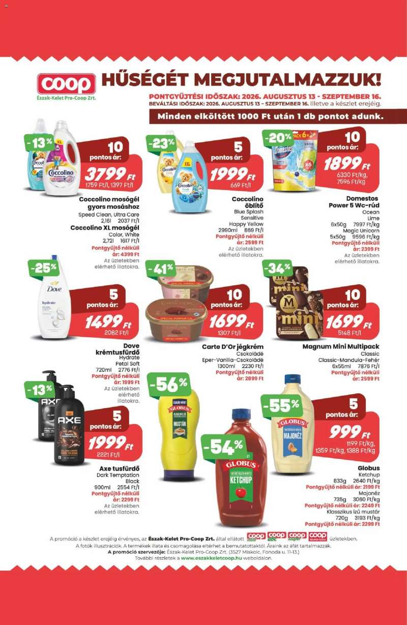 COOP COOP - Újság Észak Kelet Pro-Coop Zrt 10 oldal