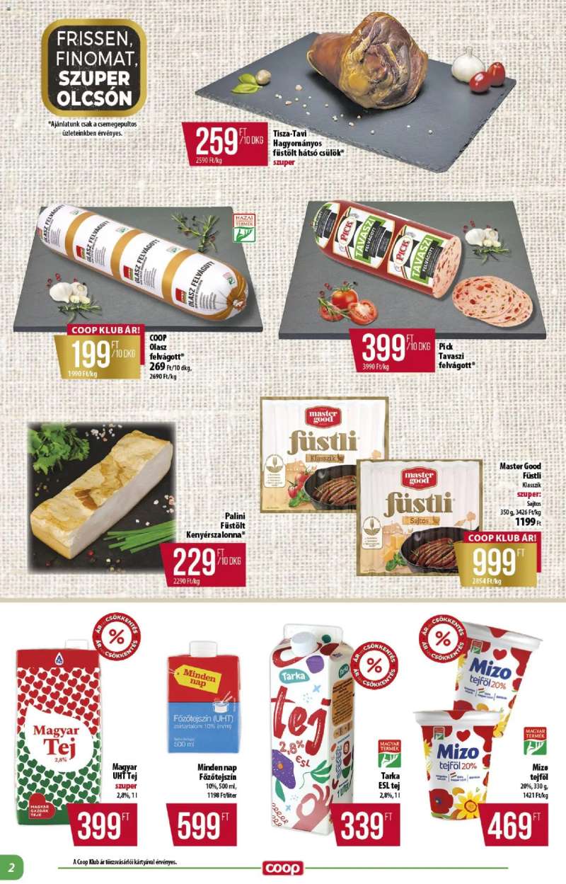 COOP COOP - Abc & szuper / Alföld Pro-Coop Zrt. 2 oldal
