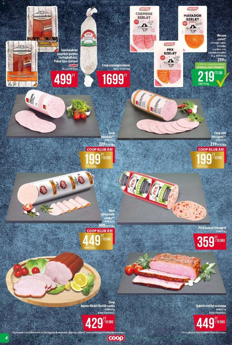 COOP COOP - Abc & Szuper / Tisza 4 oldal