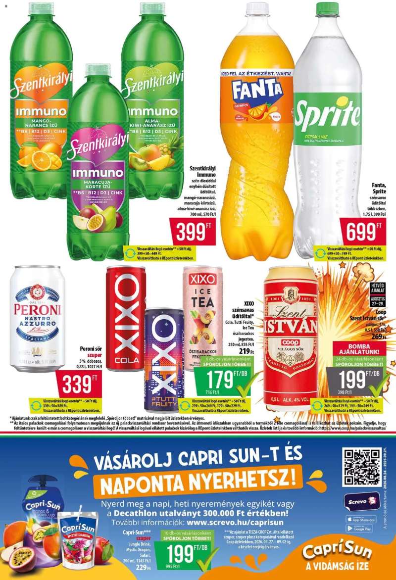 COOP COOP - Abc & Szuper / Tisza 6 oldal