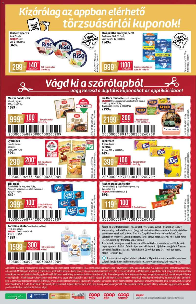 COOP COOP - Abc & Szuper / Tisza 12 oldal