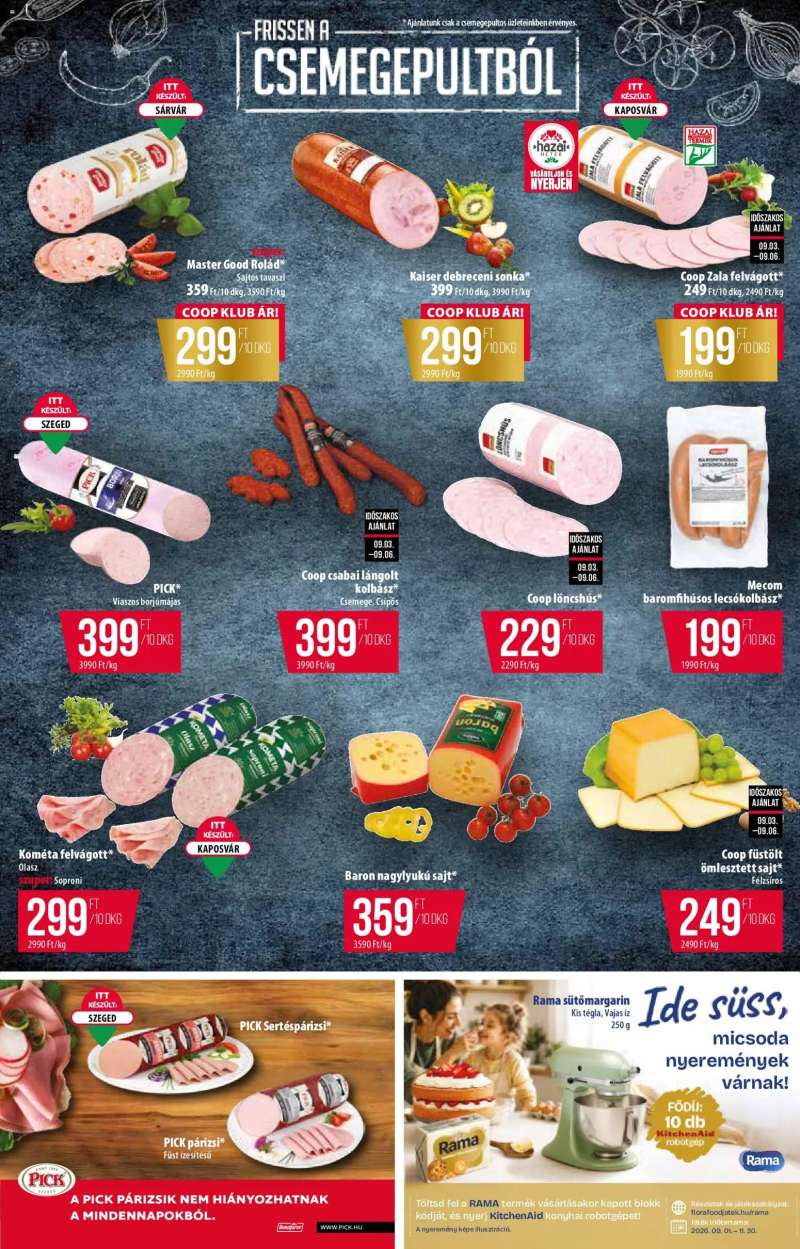 COOP COOP akciós újság 2 oldal