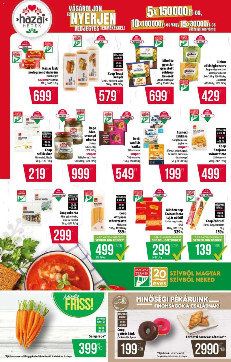 COOP COOP akciós újság 4 oldal