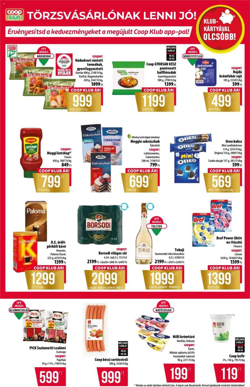 COOP COOP akciós újság 7 oldal