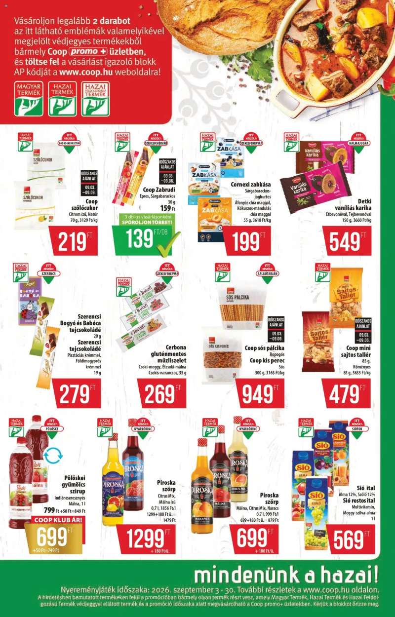 COOP COOP - Szuper Plusz / Tisza 5 oldal