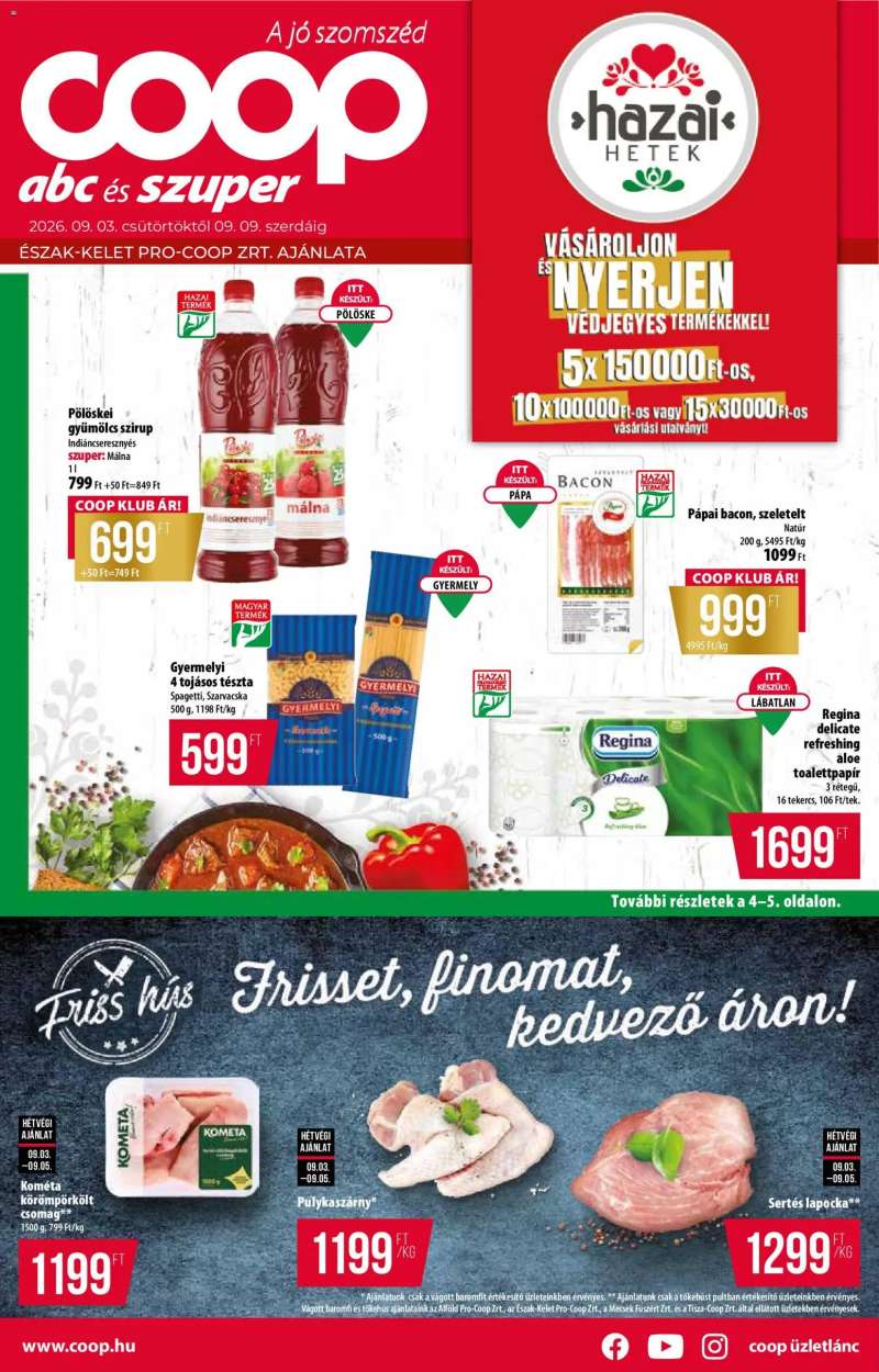 COOP COOP - Újság Észak Kelet Pro-Coop Zrt 1 oldal