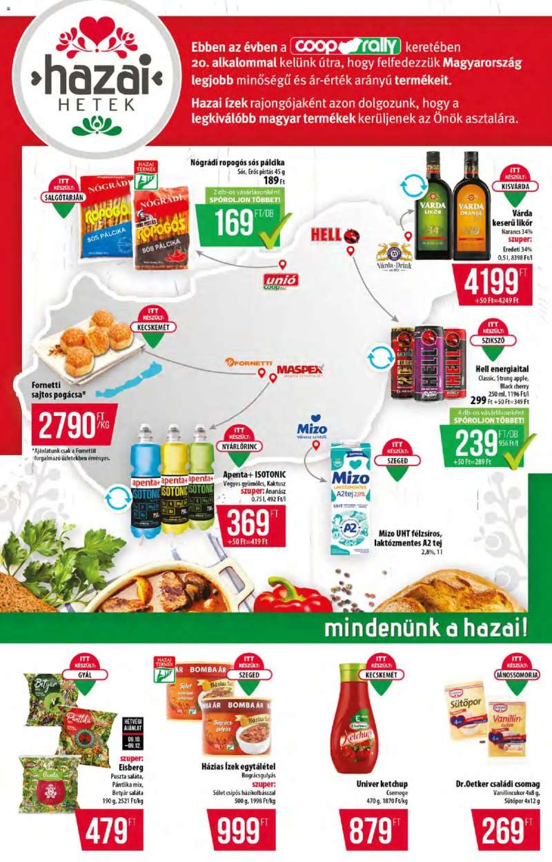 COOP COOP akciós újság 3 oldal
