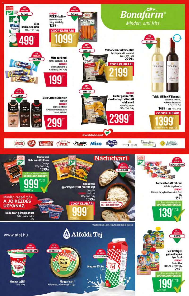 COOP COOP akciós újság 5 oldal