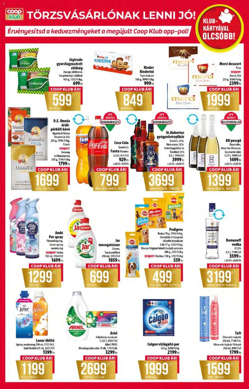 COOP COOP akciós újság 8 oldal