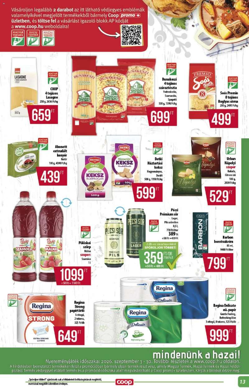 COOP COOP - Abc & szuper / Alföld Pro-Coop Zrt. 13 oldal