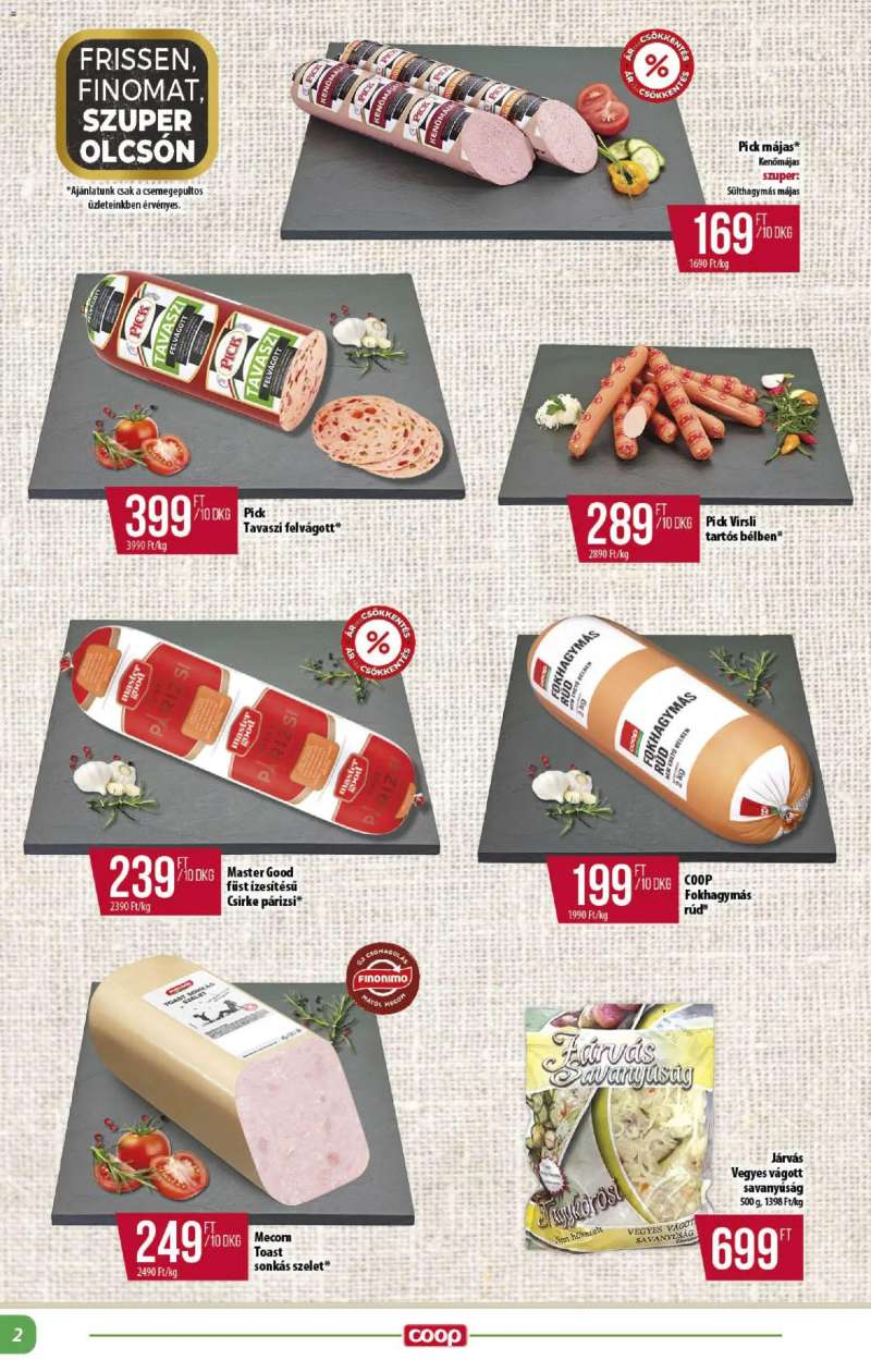 COOP COOP - Abc & szuper / Alföld Pro-Coop Zrt. 2 oldal