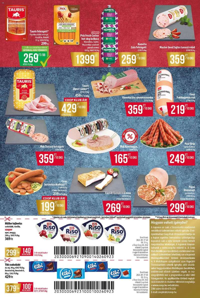 COOP COOP - Abc & Szuper / Tisza 3 oldal