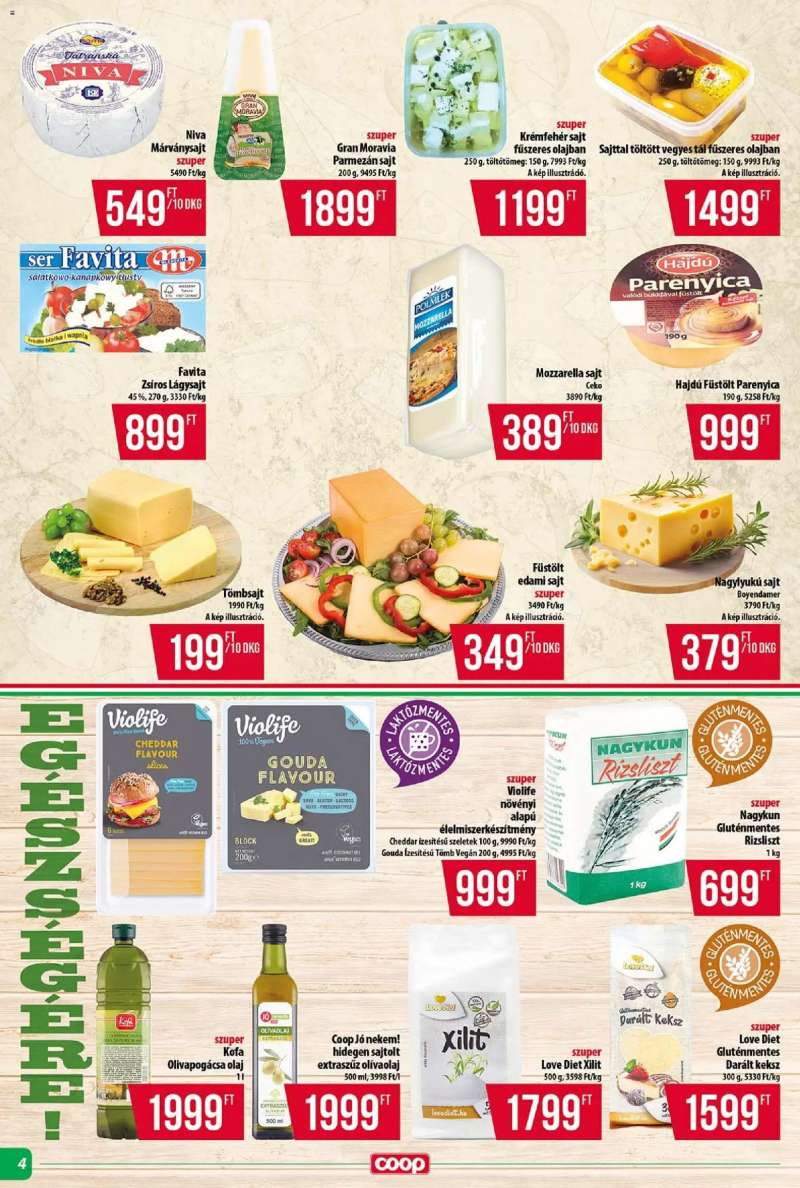 COOP COOP - Abc & Szuper / Tisza 4 oldal