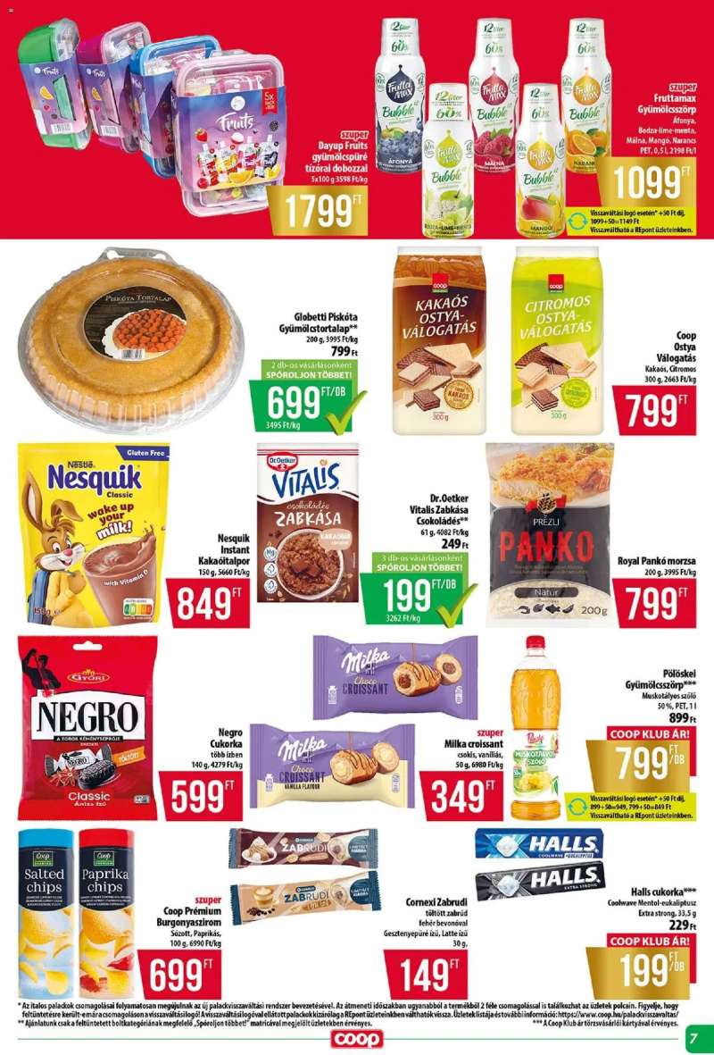 COOP COOP - Abc & Szuper / Tisza 7 oldal