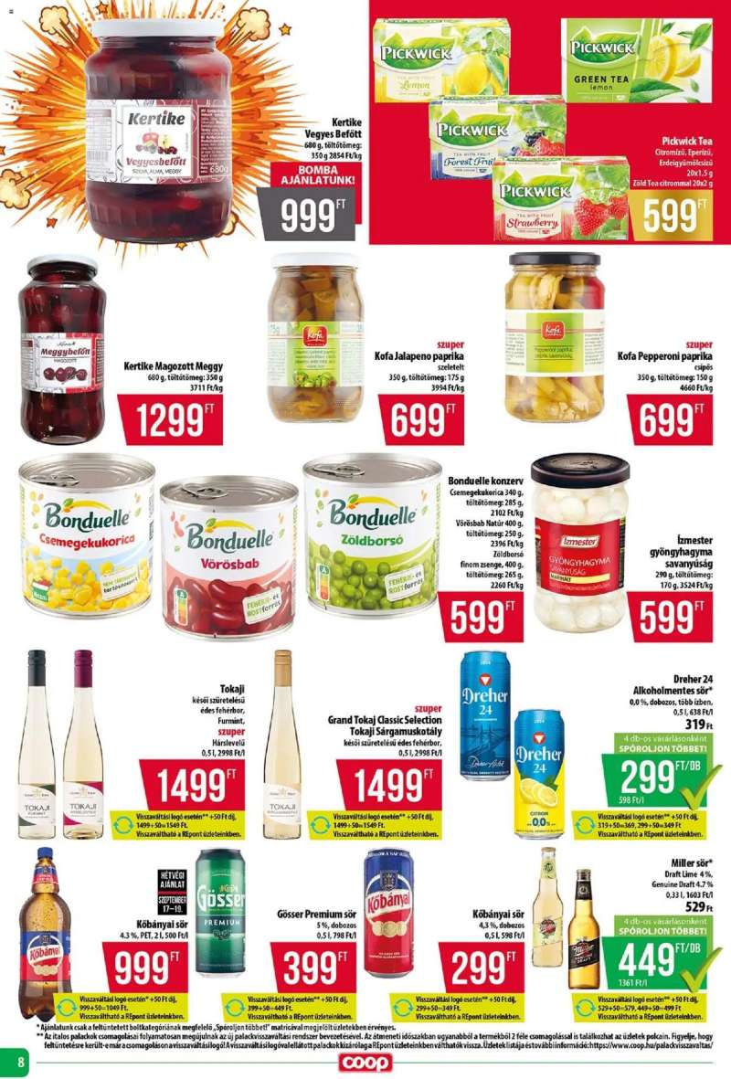 COOP COOP - Abc & Szuper / Tisza 8 oldal