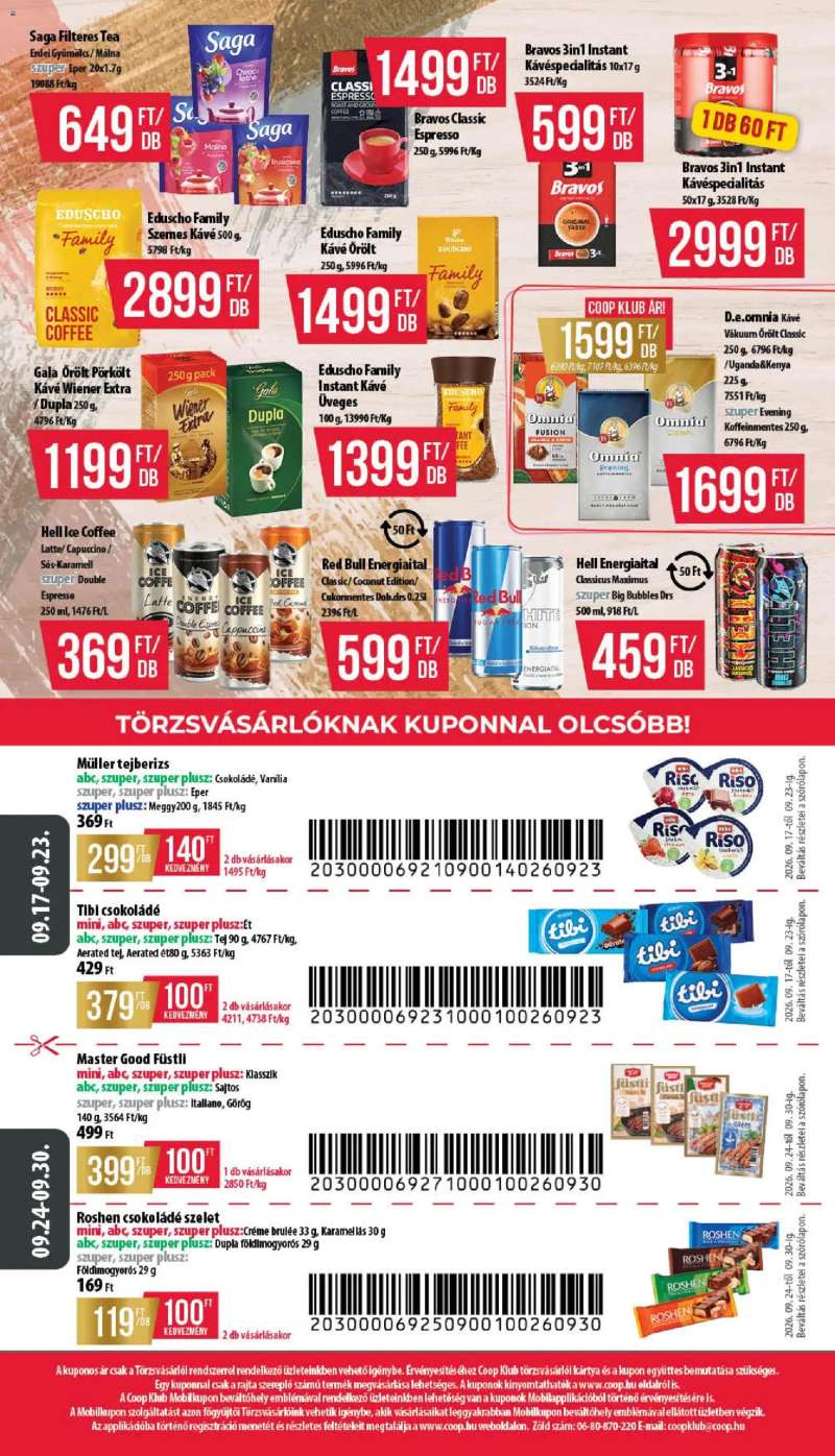 COOP COOP akciós újság 12 oldal