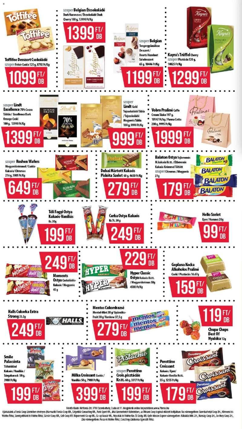COOP COOP akciós újság 6 oldal