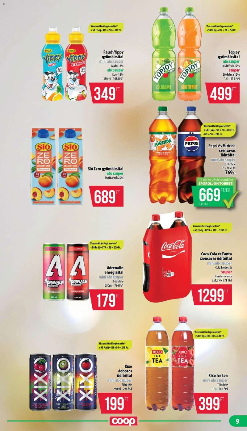 COOP COOP - Mini & Abc & Szuper / Nyírzem 9 oldal