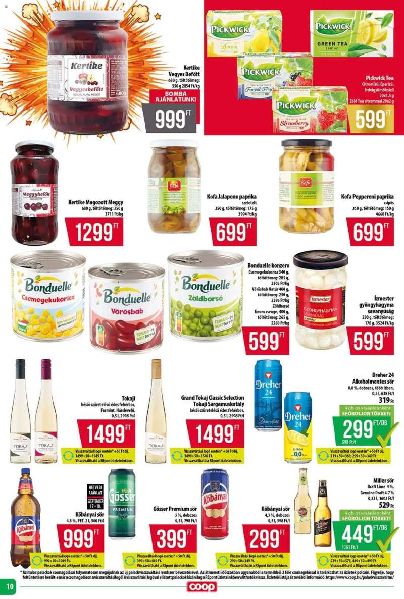 COOP COOP - Szuper Plusz / Tisza 10 oldal