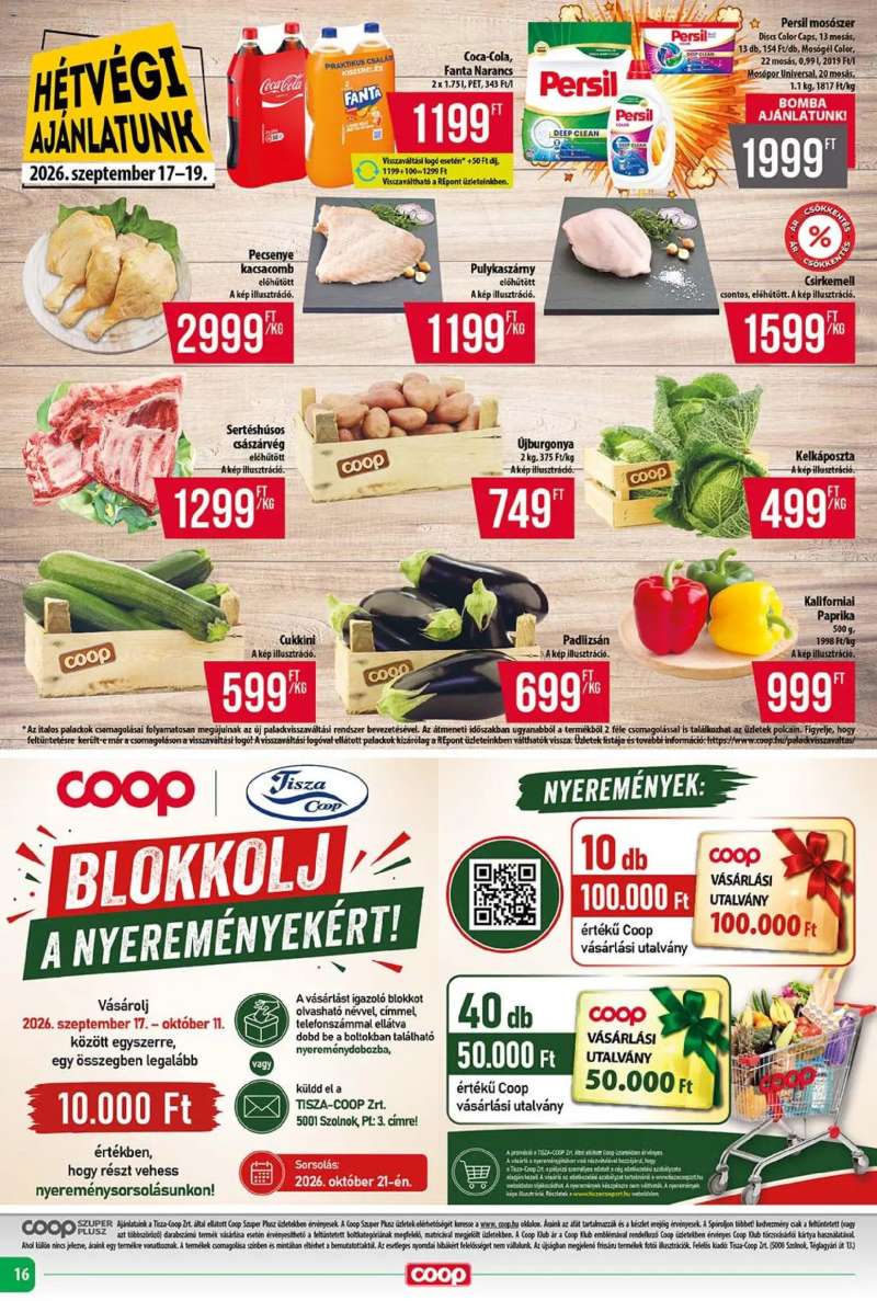 COOP COOP - Szuper Plusz / Tisza 16 oldal