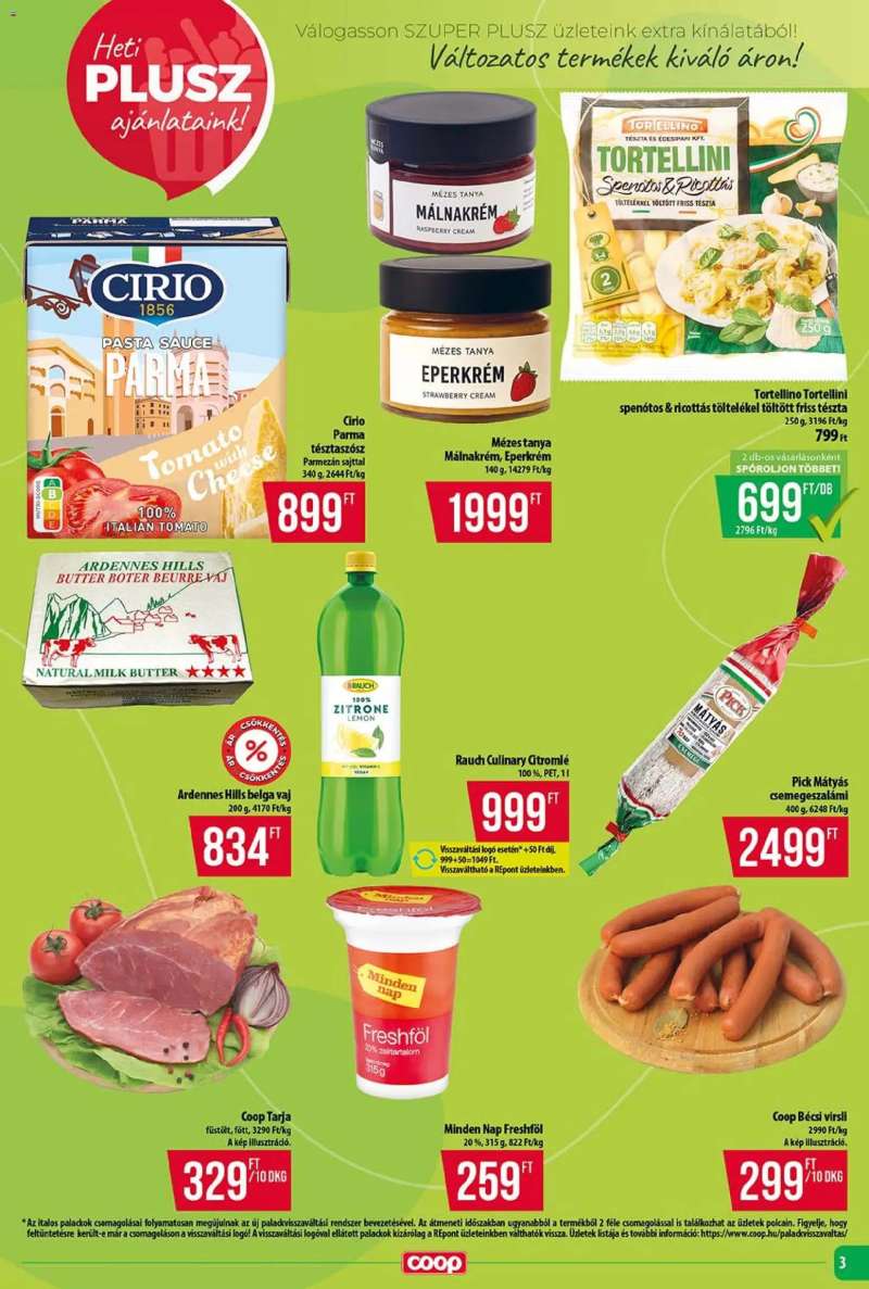 COOP COOP - Szuper Plusz / Tisza 3 oldal