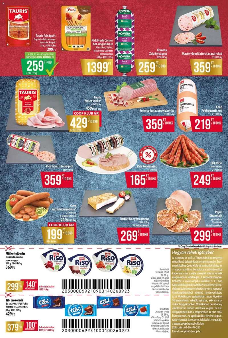 COOP COOP - Szuper Plusz / Tisza 4 oldal