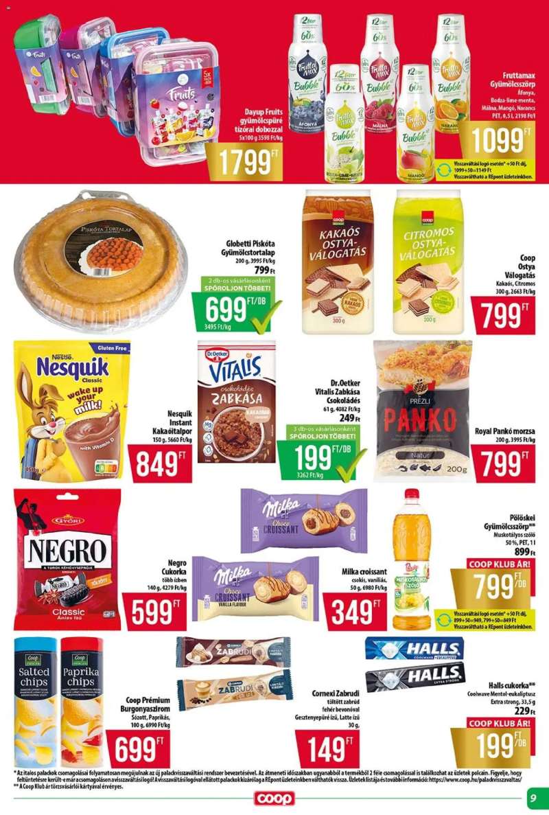 COOP COOP - Szuper Plusz / Tisza 9 oldal