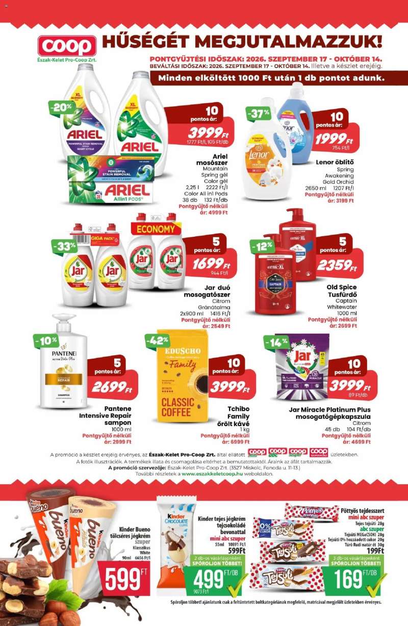 COOP COOP - Újság Észak Kelet Pro-Coop Zrt 10 oldal