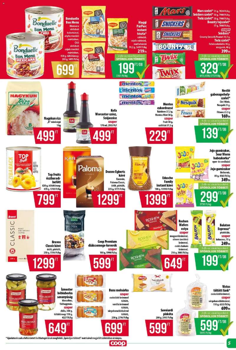 COOP COOP - Abc & Szuper / Tisza 5 oldal