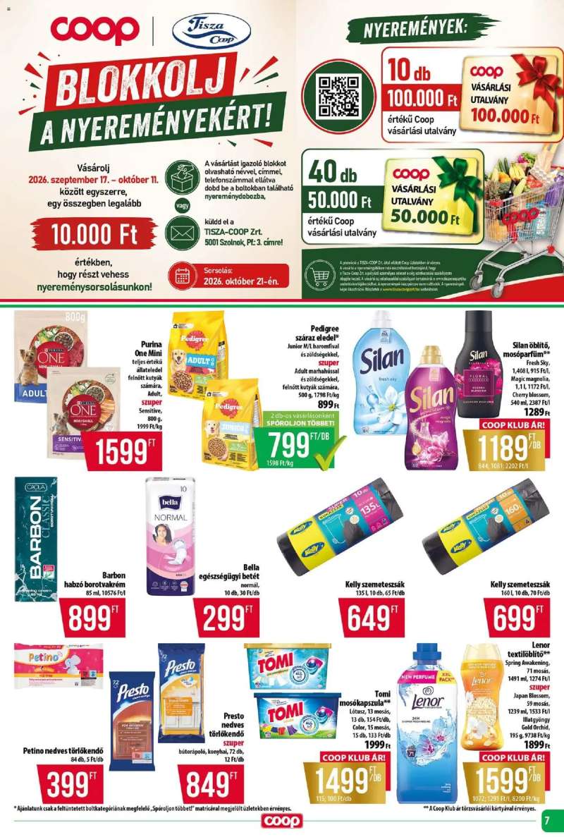 COOP COOP - Abc & Szuper / Tisza 7 oldal
