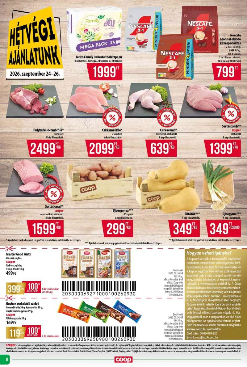 COOP COOP - Abc & Szuper / Tisza 8 oldal