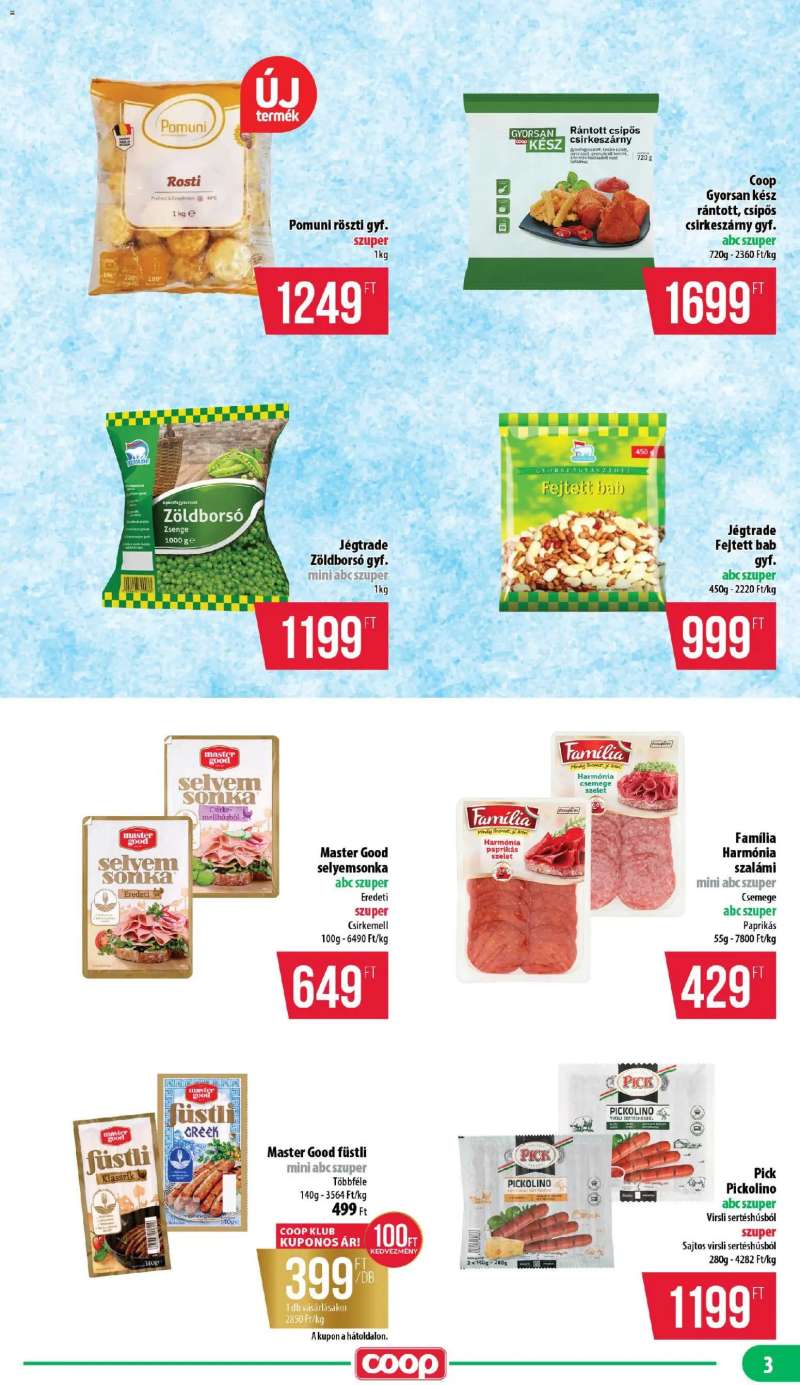 COOP COOP - Mini & Abc & Szuper / Mecsek 3 oldal