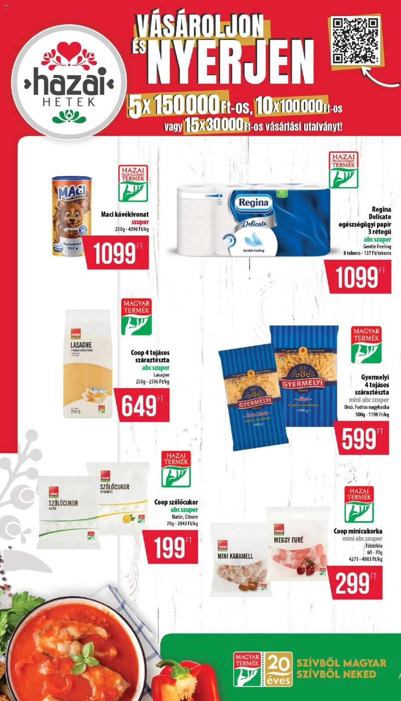 COOP COOP - Mini & Abc & Szuper / Mecsek 6 oldal