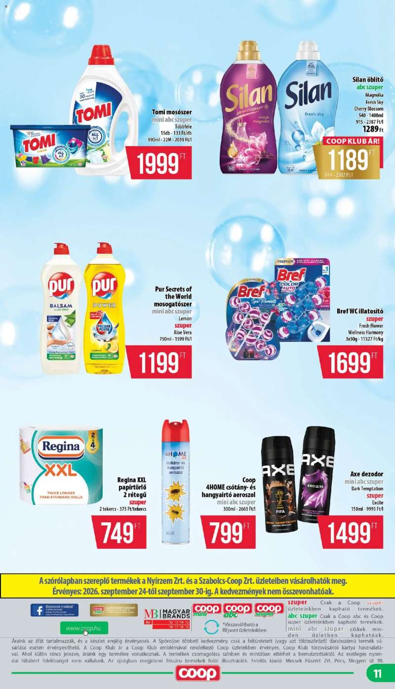 COOP COOP - Mini & Abc & Szuper / Nyírzem 11 oldal