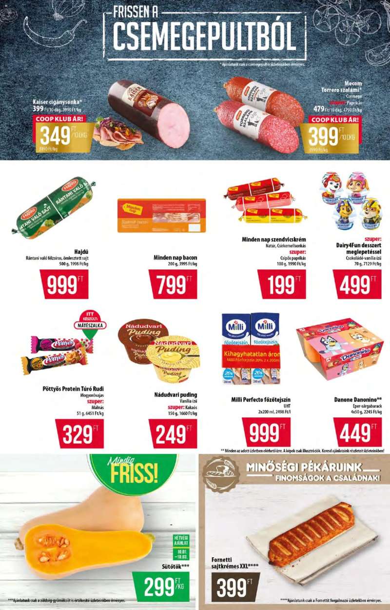COOP COOP akciós újság 2 oldal