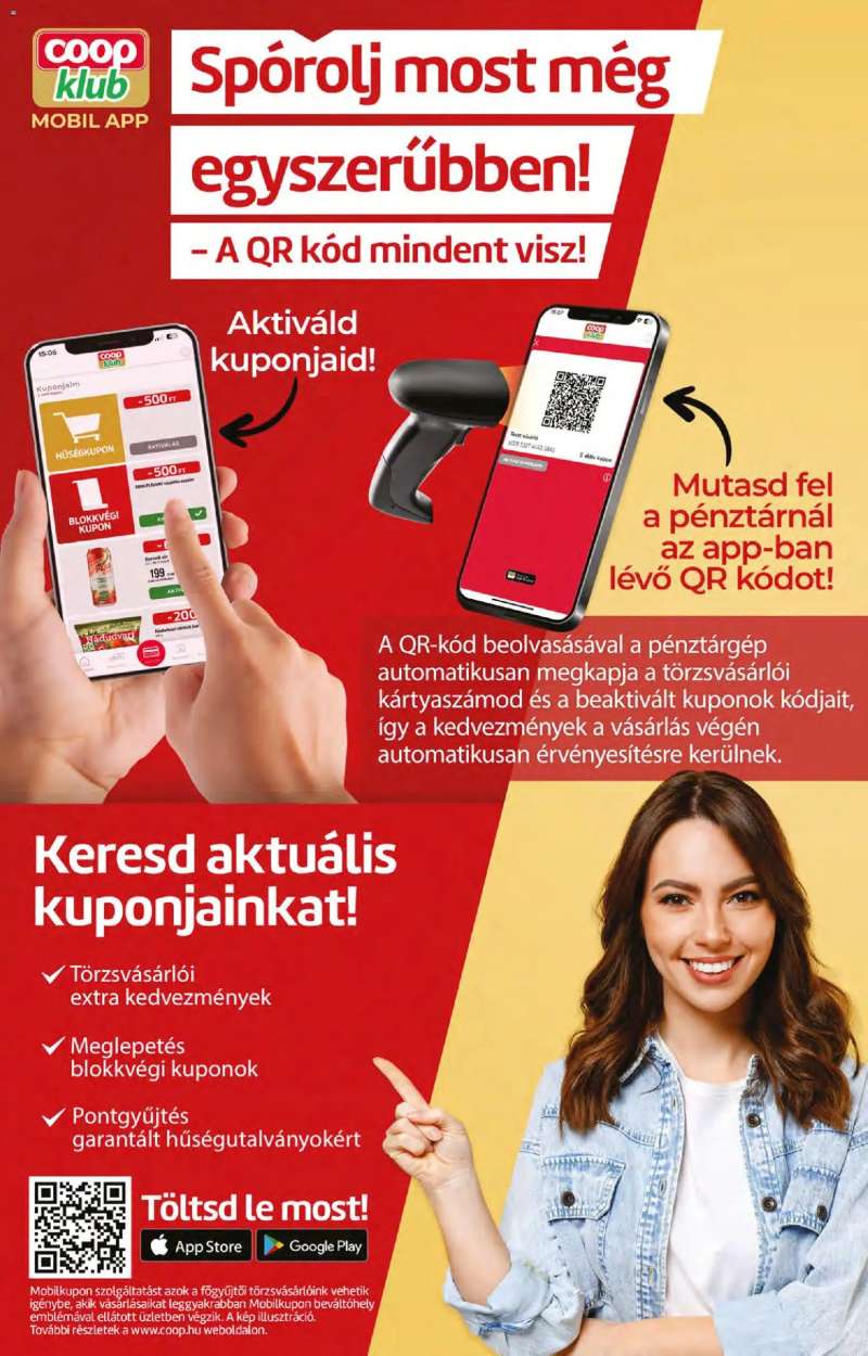 COOP COOP akciós újság 3 oldal