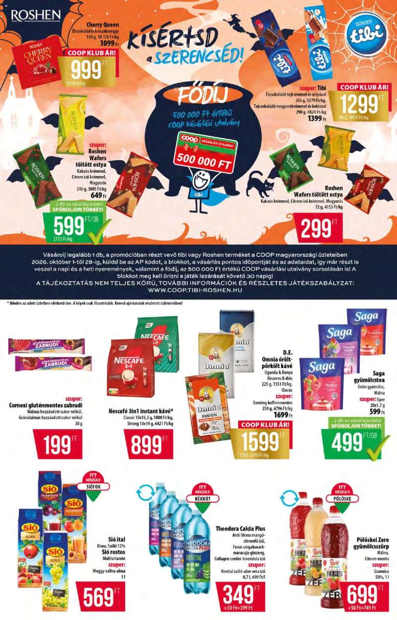 COOP COOP akciós újság 9 oldal