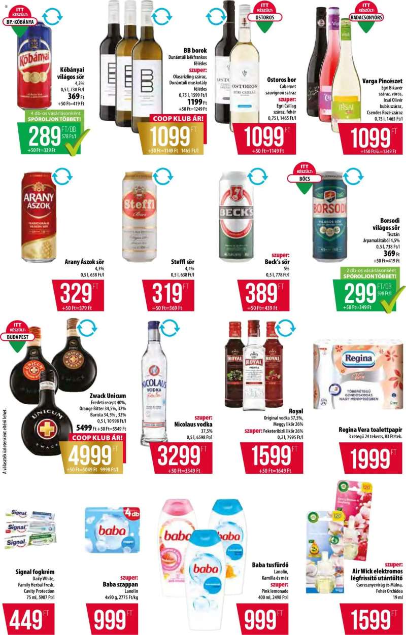 COOP COOP - Abc & Szuper / Tisza 18 oldal