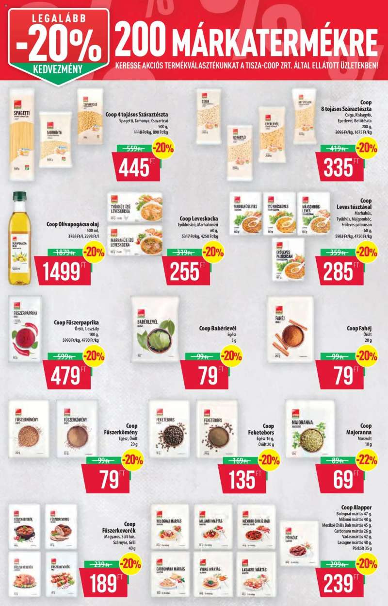 COOP COOP - Abc & Szuper / Tisza 9 oldal