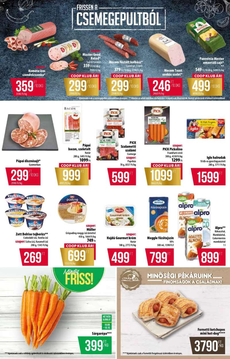 COOP COOP akciós újság 2 oldal