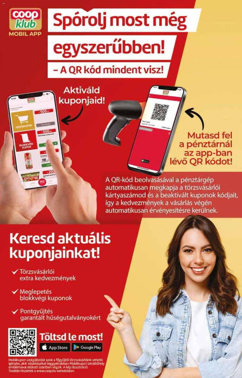 COOP COOP akciós újság 3 oldal