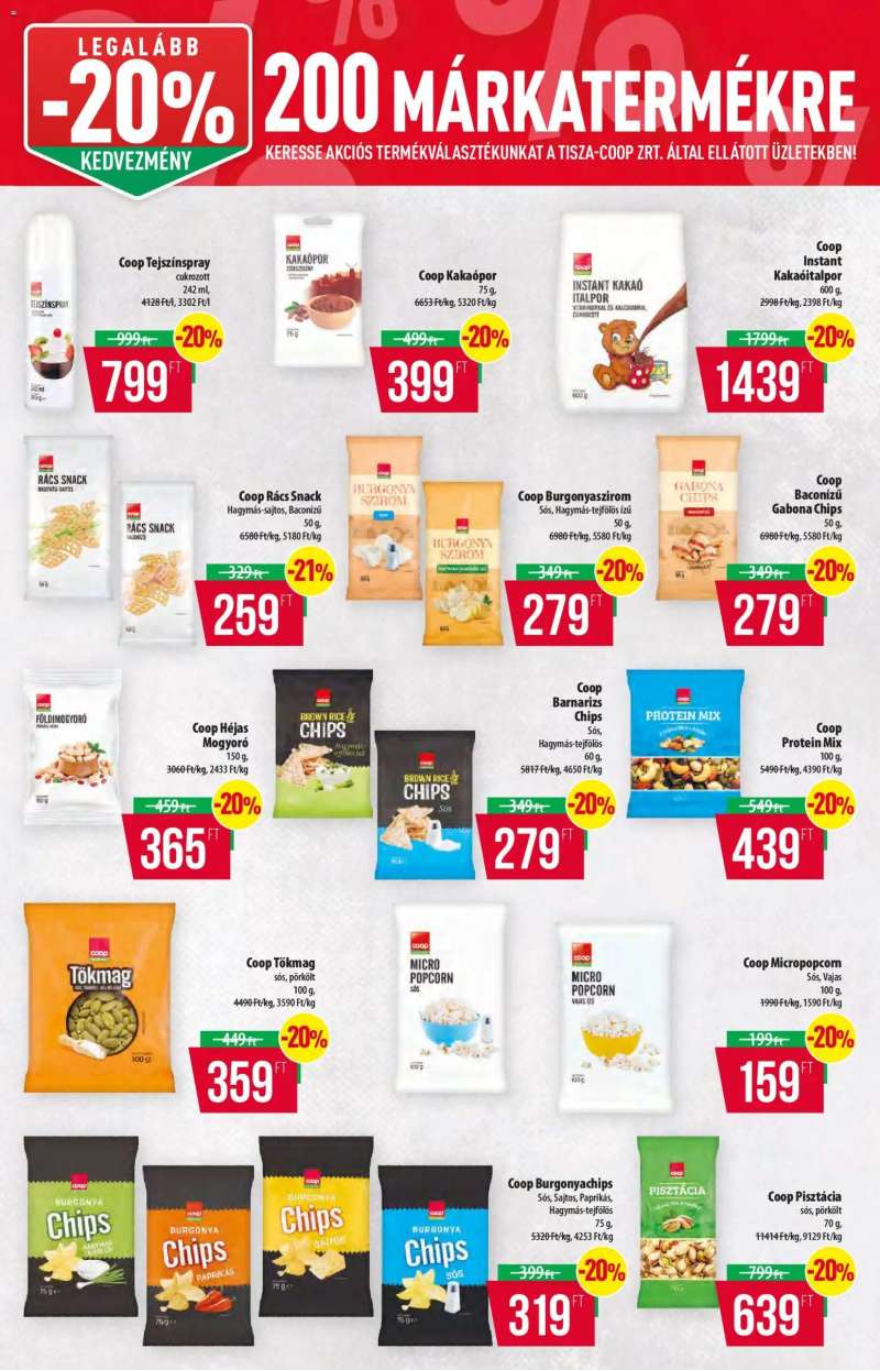 COOP COOP - Szuper Plusz / Tisza 13 oldal
