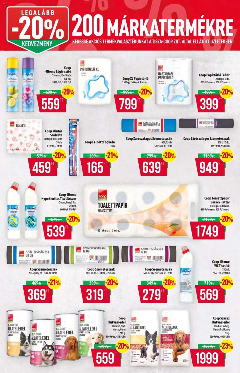 COOP COOP - Szuper Plusz / Tisza 15 oldal